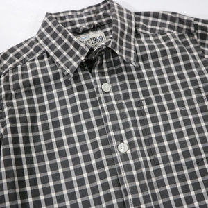 Children's Place Shirts & Tops - Gray Checkered Long Sleeve Button up 7/8 Boys Children's Place Shirts & Tops - Gray Checkered Long Sleeve Button up 7/8 Boys